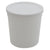 Container with Lid White, PPCO 16 oz, 100/CS | 454415