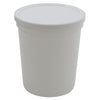 Container with Lid White, PPCO 32 oz, 100/CS | 454425