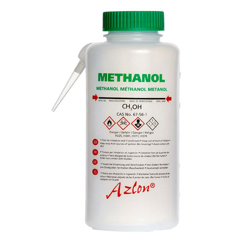 Washbottle Integ GHS Methanol, LDPE500 mL | 506365-0004
