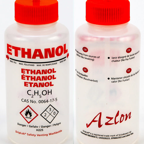 Washbottle GHS Wide Mouth Ethanol, LDPE 500 mL | 506495-0002