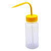 Washbottle Wide Mouth Yellow Cap, LDPE 250 mL | 506925-0003