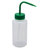 Washbottle Wide Mouth Green Cap, LDPE 500 mL | 506935-0004