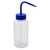 Washbottle Wide Mouth Blue Cap, LDPE 500 mL | 506935-0005