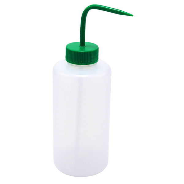 Washbottle Wide Mouth Green Cap, LDPE 1000 mL | 506945-0004