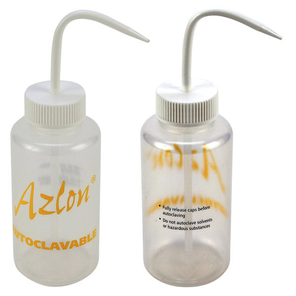 Washbottle Wide Mouth Autoclavable, PP 500 mL, Polypropylene, 5/CS | 506985