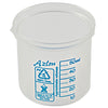 Beaker Square Graduated, PP 50 mL, Polypropylene, 10/CS | 522085-0050