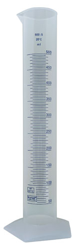 Cylinder Printed Graduated, PP 500 mL, Polypropylene | 537815-0500