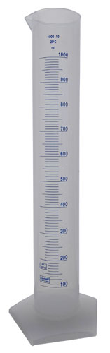 Cylinder Printed Graduated, PP 1000 mL, Polypropylene | 537815-1000