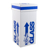Disposal Box Glass Floor Model, 27 x 12 x 12 Case/6 | 797005