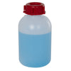 Sealable Bottle Wide Mouth with Cap, HDPE 250 mL | 803223-0250