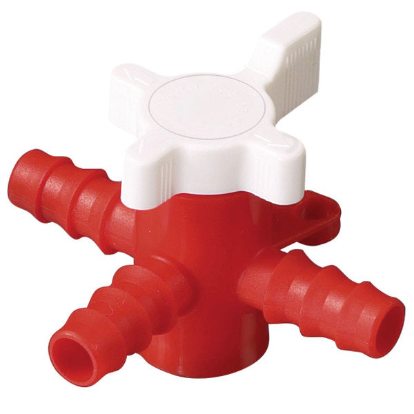 Three-way Valve, PP/PE 11-13 mm, Polypropylene | 886064-0120