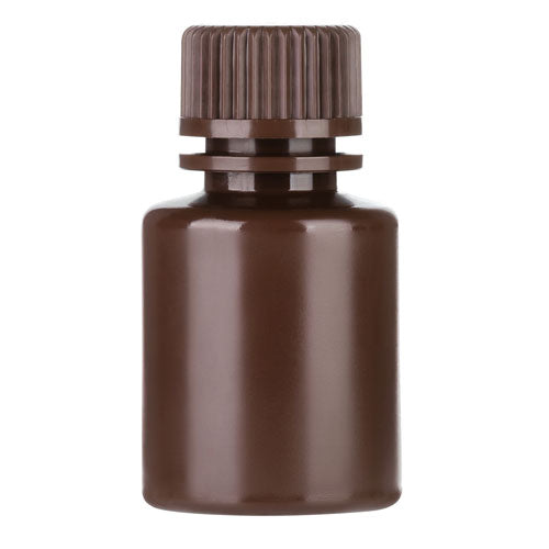 Bottle Packaging Narrow Mouth Amber HDPE 15 mL | NMPB015A