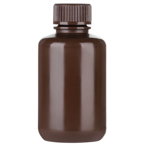 Bottle Packaging Narrow Mouth Amber HDPE 125 mL | NMPB125A