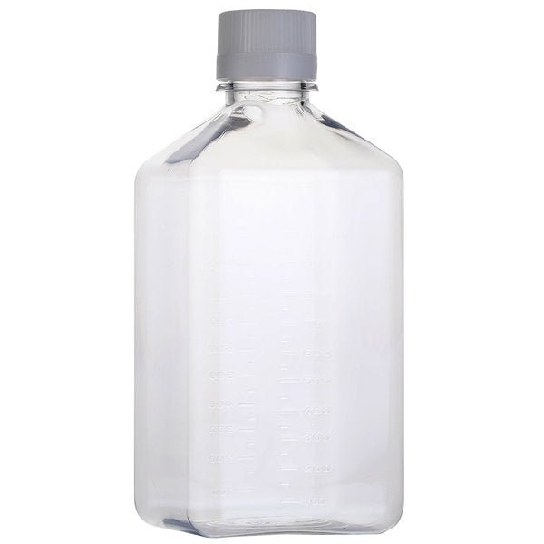 Square Media Bottle1000 mL PET Sterile Case/24 | SMB1000T