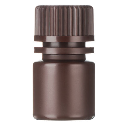 Bottle Packaging Wide Mouth Amber HDPE 8 mL, 72/CS | WMPB008A
