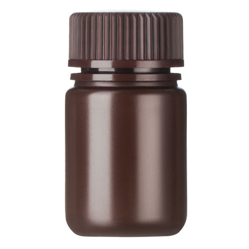 Bottle Packaging Wide Mouth Amber HDPE 60 mL | WMPB060A