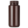 Bottle Packaging Wide Mouth Amber HDPE 1000 mL | WMPB1000A