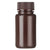 Bottle Packaging Wide Mouth Amber HDPE 125 mL | WMPB125A