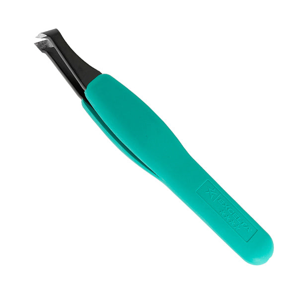 Tweezers 3 Star Cutting Angulated Carbon Steel Ergo/Cleanroom Grip - 15A-C-R