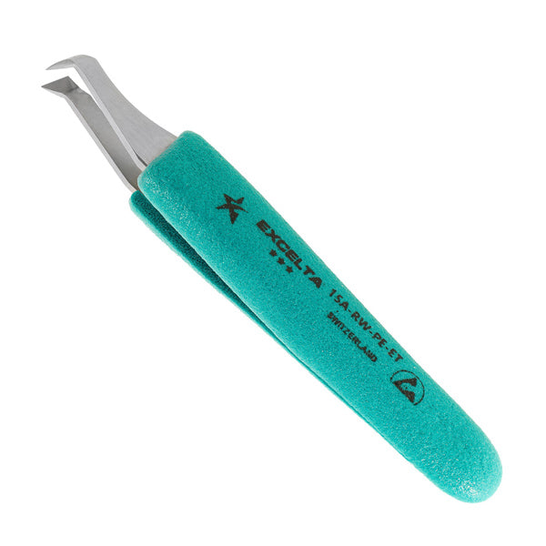 Tweezers 2 Star Cutting 15A-GW Series Carbon Steel Ergo - 15A-RW-PE-ET