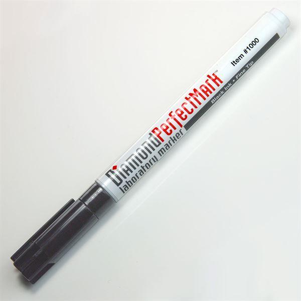 Diamond Perfect Mark, Laboratory Marker, Black, 10/Box-1000