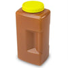 Container, 2000mL (2 Liter), Affixed Screwcap, Amber-108020A