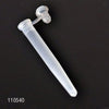 Microcentrifuge Tube, 6 x 47mm (400uL), LDPE, Attached Plug Cap-110540