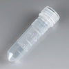 Microtube, 2mL, Attached Screw Cap for Color Insert, 100/Bag, 10 Bags/Unit-111730