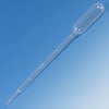 Transfer Pipet, 5.0mL, Large Bulb, Graduated to 1mL, 150mm, 500/Dispenser Box, 10 Boxes/Unit-137010