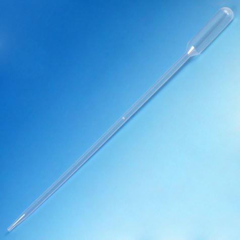 Transfer Pipet, 6.0mL, Extra Long, 225mm (9 Inches Long), STERILE, Wrapped, 100/Pack, 4 Packs/Unit-139038