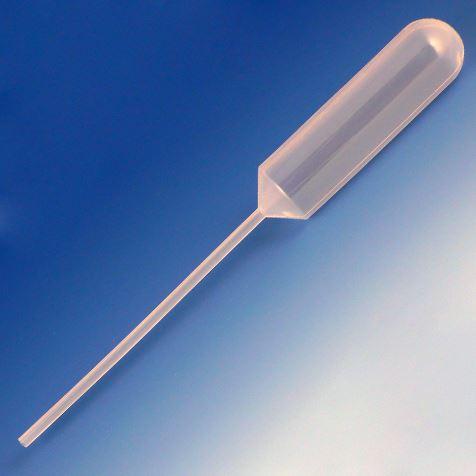 Transfer Pipet, 15.0mL, Narrow Stem, Large Bulb, 155mm, 250/Dispenser Box, 10 Boxes/Unit-139040