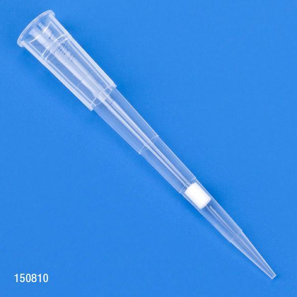 Filter Pipette Tip, 1 - 20uL, 54mm, Natural, STERILE, 96/Rack, 10 Racks/Box-150810