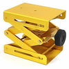 Lab Jack, Heavy Duty, Metal, Large, Yellow, Base: 5.9" x 4.75" (150 x 121mm)-450000LG