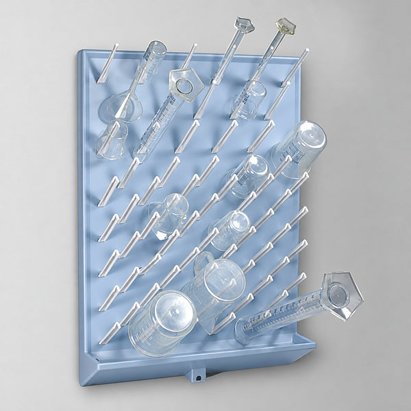 Laboratory Drying Rack, 72 Place, Removable Pegs, High Impact Polystyrene | 600213