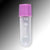 Sample Tube, 2mL, External Threads, White Graduations & Marking Area, Round Bottom-6051
