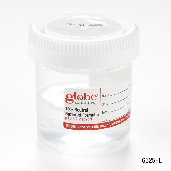 Pre-Filled Container with Click Close Lid: Tite-Rite, 90mL (3oz), 24/Box, 4 Boxes/Unit-6525FL