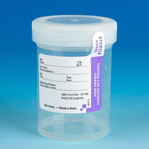 Container: Tite-Rite, 120mL (4oz), STERILE, Graduated-6528