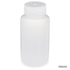 Bottle, Wide Mouth Bottle, Attached PP Screw Cap, 250mL, 12/Pack-7000250