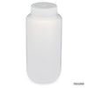 Bottle, Wide Mouth Bottle, Attached PP Screw Cap, 1000mL, 6/Pack-7001000