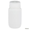 Bottle, Wide Mouth, HDPE Bottle, Attached PP Screw Cap, 125mL, 12/Pack-7010125