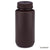 Bottle, Wide Mouth, HDPE Bottle, Attached PP Screw Cap, Amber, 500mL, 12/Pack-7010500AM