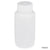 Bottle, Wide Mouth, LDPE Bottle, Attached PP Screw Cap, 250mL, 12/Pack-7020250