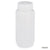 Bottle, Wide Mouth, LDPE Bottle, Attached PP Screw Cap, 500mL, 12/Pack-7020500