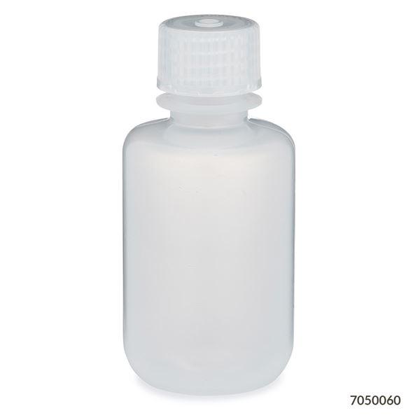Bottle, Narrow Mouth Bottle, Attached PP Screw Cap, 60mL, 12/Pack-7050060