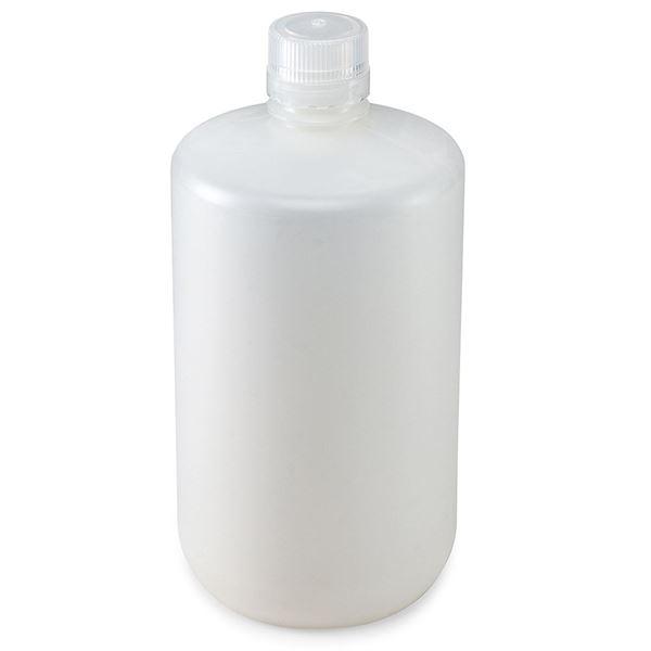 Bottle, Narrow Mouth Bottle, Attached PP Screw Cap, 2 Litres (0.5 Gallons)-7052000