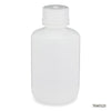 Bottle, Narrow Mouth, HDPE Bottle, Attached PP Screw Cap, 125mL, 12/Pack-7060125
