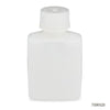Bottle, Rectangular, HDPE Bottle, 28mm PP Screw Cap, 125mL (4oz), 12/Pack-7100125