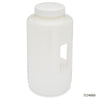 Bottle, Large Wide Mouth with Handle, Round, HDPE Bottle, 100mm PP Screw Cap, 4 Litres-7174000