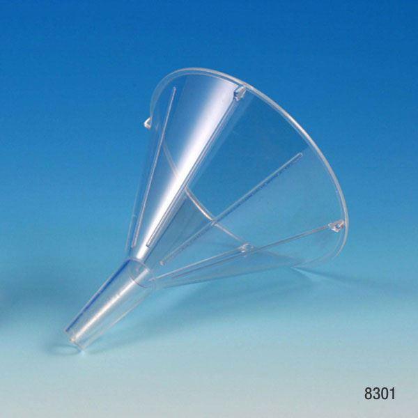 Funnel, 65mm, PS (uses 12.5cm filter paper)-8302