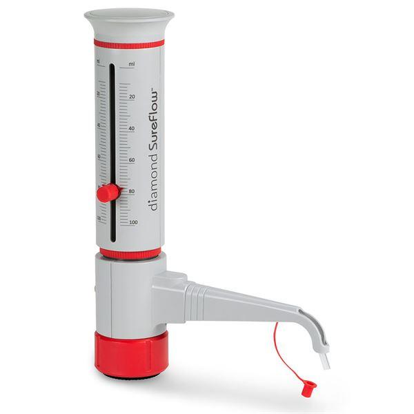 Bottle Top Dispenser, 10.0mL to 100.0mL, 2.0mL increments, Standard-GBTD-100